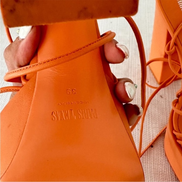 Paris Texas Platform Tie Sandal - Picture 2 of 10